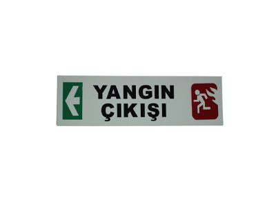 Yangın Çıkışı Sol Taraftan