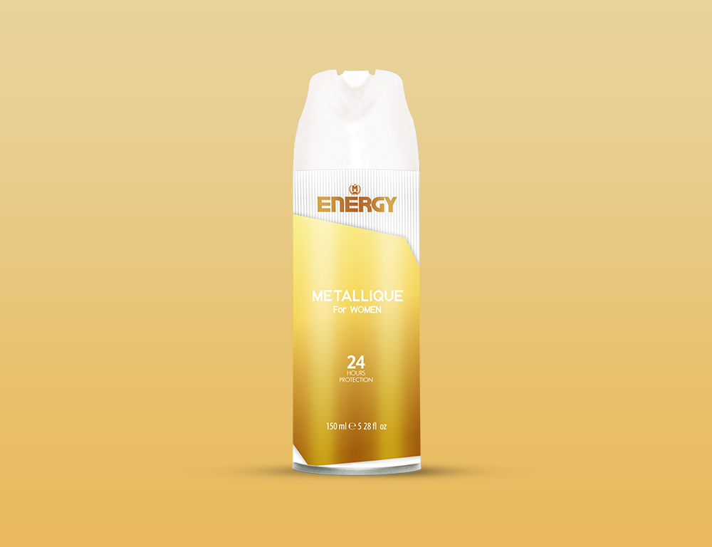 Energy Deodorant Metallique
