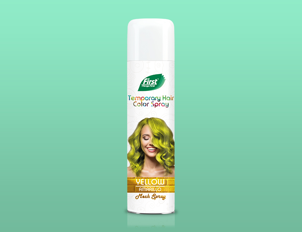 First Things First Mech Spray Yellow