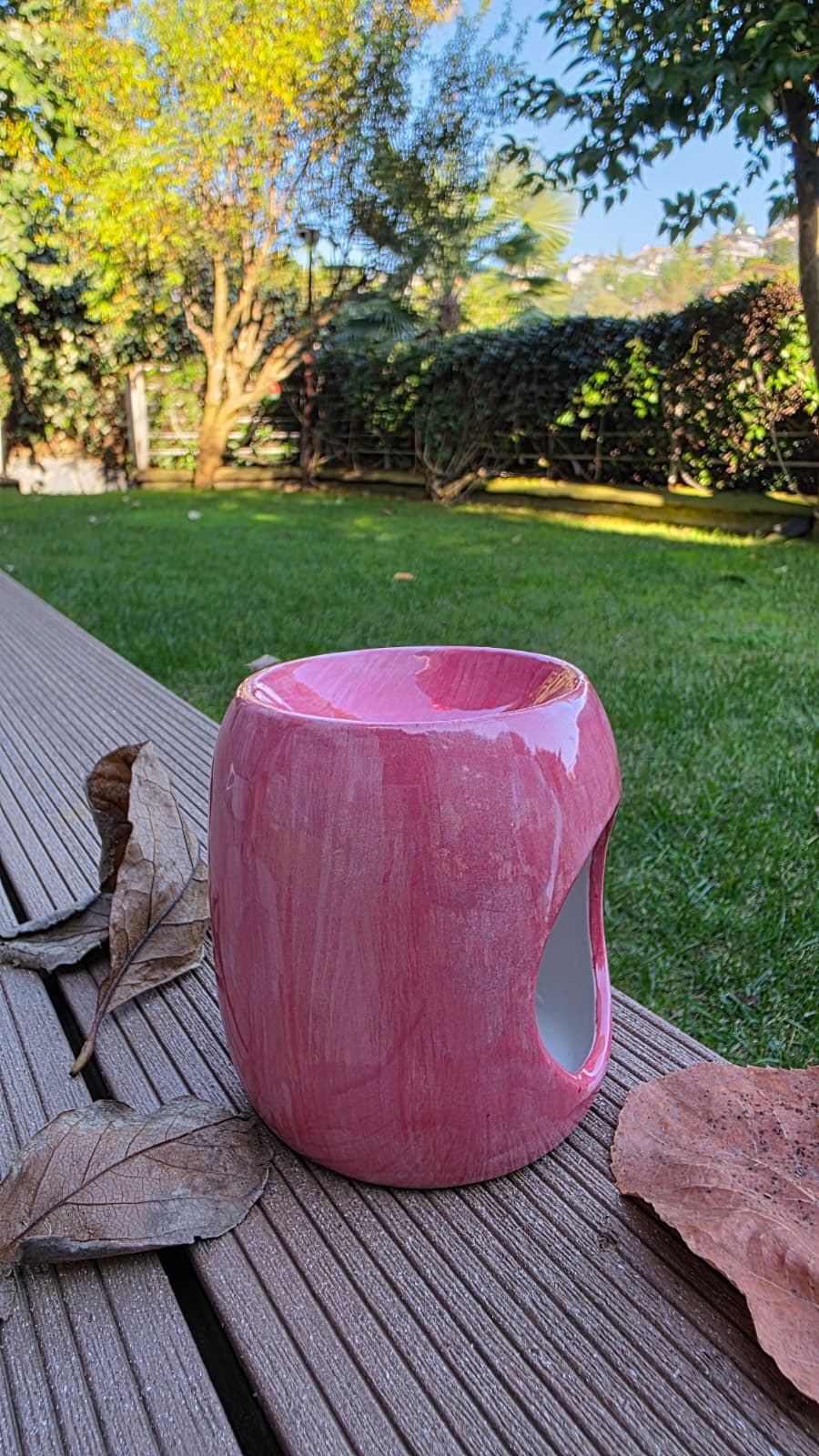 Myemma Seramik Buhurdanlık Pembe - Görsel 2